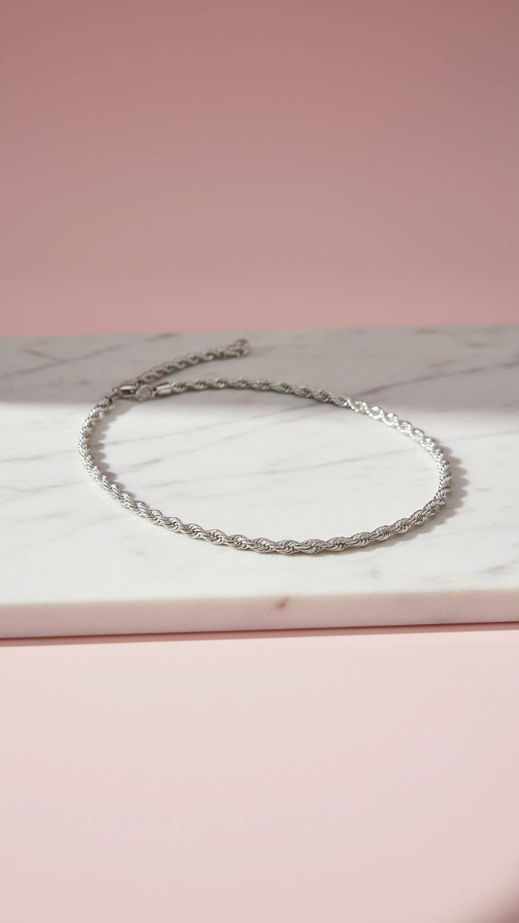 Twisted Rope Chain Necklace